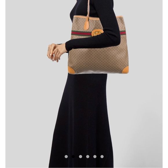 Vintage EUC large Gg tote bag - Picture 5 of 15